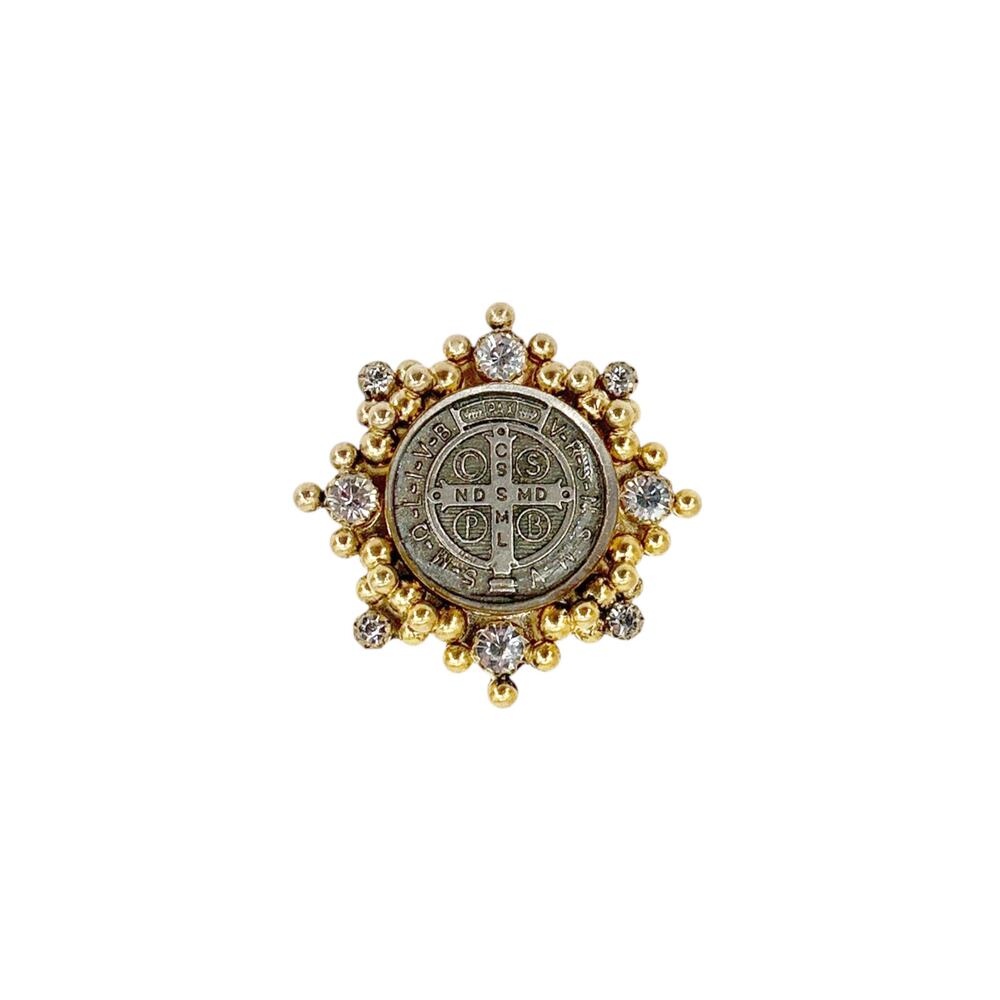 VIRGINS SAINTS & ANGELS VSA Cloister San Benito Ring Gold Size 6